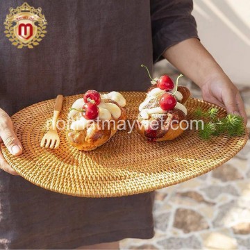 Khay Đựng Đồ Mây Tre KDMT0034